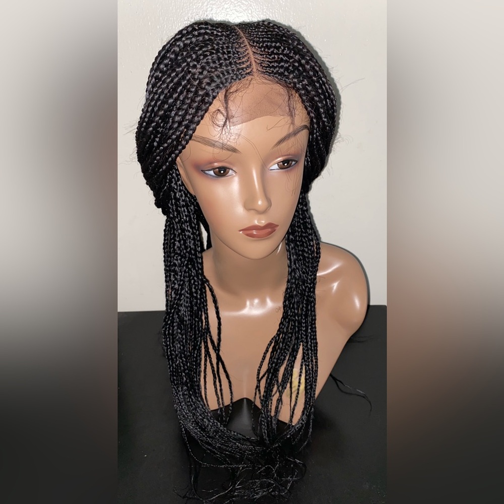 Elegant Black Braided Wig